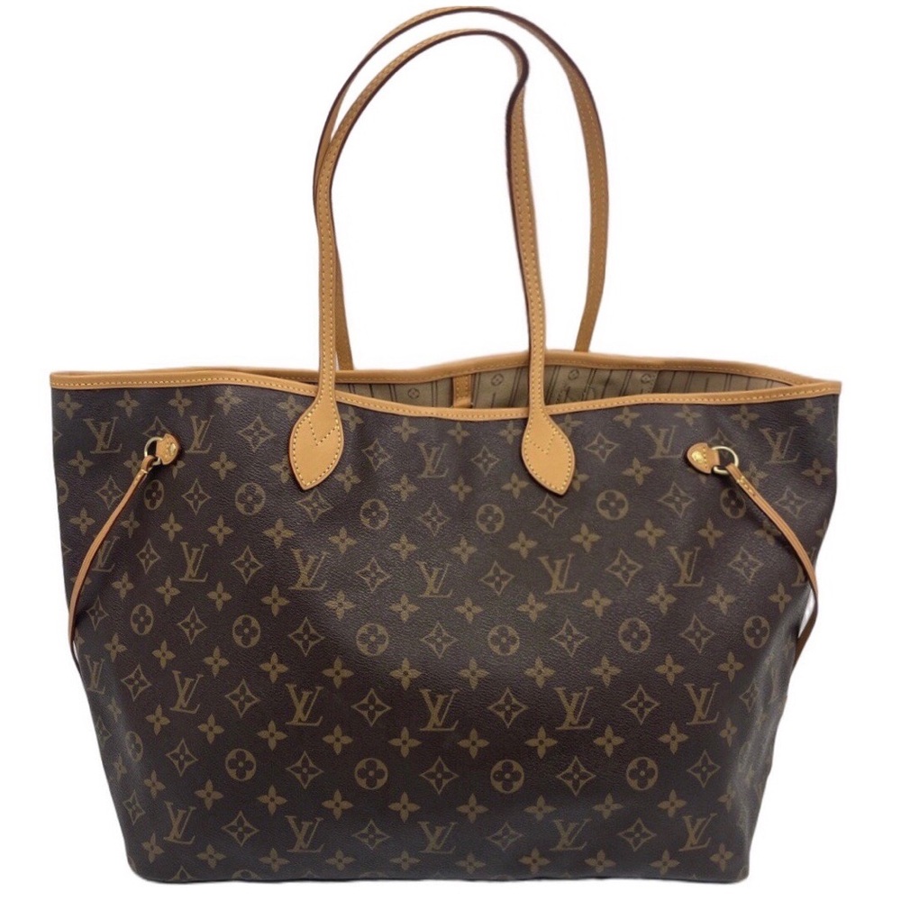 LOUIS VUITTON Monogram Neverfull GM Beige Interior w/ LV DUST BAG ORGANIZER COA